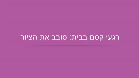 מה עושים היום? קסם עם קלף וצעיף